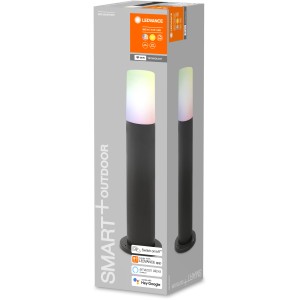 Verpackung der Ledvance Smart+ Pipe Multicolor LED-Außenleuchte, 50 cm Standleuchte.