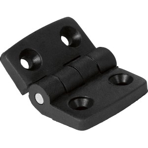 Scharnier Polyamid Schwarz 59 mm x 48 mm