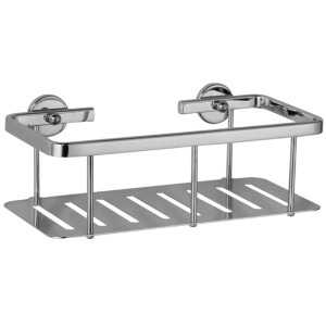 Verchromter Nie Wieder Bohren Duschkorb Aluxx für Badaccessoires.