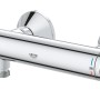 Grohe QuickFix Precision Flow Thermostat-Brausebatterie in Chrom, Aufputzmontage.