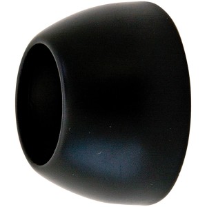 Mydeco Wandhalterung für Gardinenstange, schwarz, Ø 2 cm.