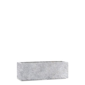 Pflanzwerk Pflanzkübel Tub Premium Frostbeständig Lava 50 cm Hellgrau