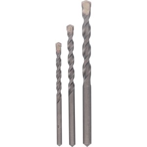Bosch Betonbohrer Set CYL-3, 3-teilig, für Beton, Mauerwerk und Kalksandstein, Durchmesser 5-8 mm.