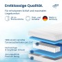 AM Qualitätsmatratzen Premium 1000 Federn/2 m² Taschenfederkernmatratze Made in Germany 120x220cm H5_4