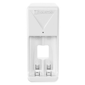Weißes Varta Mini Ladegerät für AA/AAA Akkus, Zubehör für Batterien & Akkus.