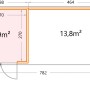 Gerätehaus Classico 3030 Lounge XL Rechts Fenster Weiße Ecken 762 x 238 cm Weiß_13