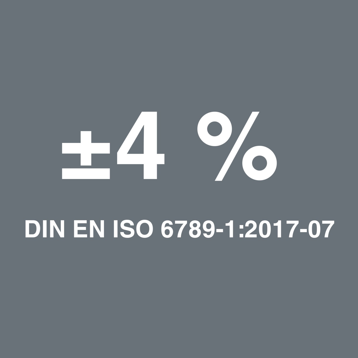 Genauigkeit des Wera Drehmomentschlüssels: ±4% gemäß DIN EN ISO 6789-1:2017-07