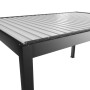Biohort Pergola 3x3 m, dunkelgrau-weiß, Terrassenüberdachung mit Lamellendach.
