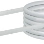 Weißes Schwaiger CAT 6 Netzwerkkabel, 15 m, mit RJ45 Stecker für Netzwerktechnik.