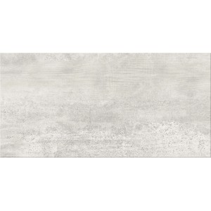 Feinsteinzeug Bodenfliese Harmony in Weiß, 59,8x29,7 cm, matte Oberfläche in Betonoptik.