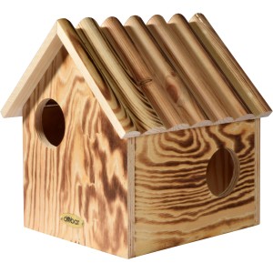 Dobar Eichhörnchenkobel mit 3 Eingängen 26 x 26 x 29 cm Kiefer geflammt FSC®