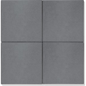Premac Terrassenplatten Ester Platin, 50x50 cm, Betonplatten für Terrasse und Gehwege.
