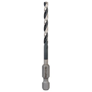 Bosch HSS-Spiralbohrer Impact Control, 4 mm, für Metallbohrarbeiten mit Schlagschraubern.