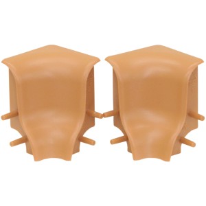 2er-Pack Innenecken Buche für FU018 Sockelleisten, Kunststoff