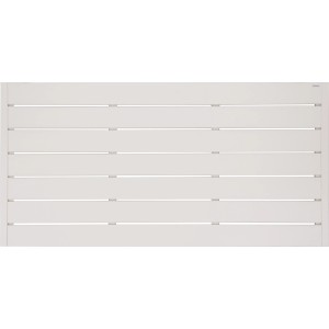 Sichtschutzzaunelement Faro Cream lackiert 90 cm x 180 cm
