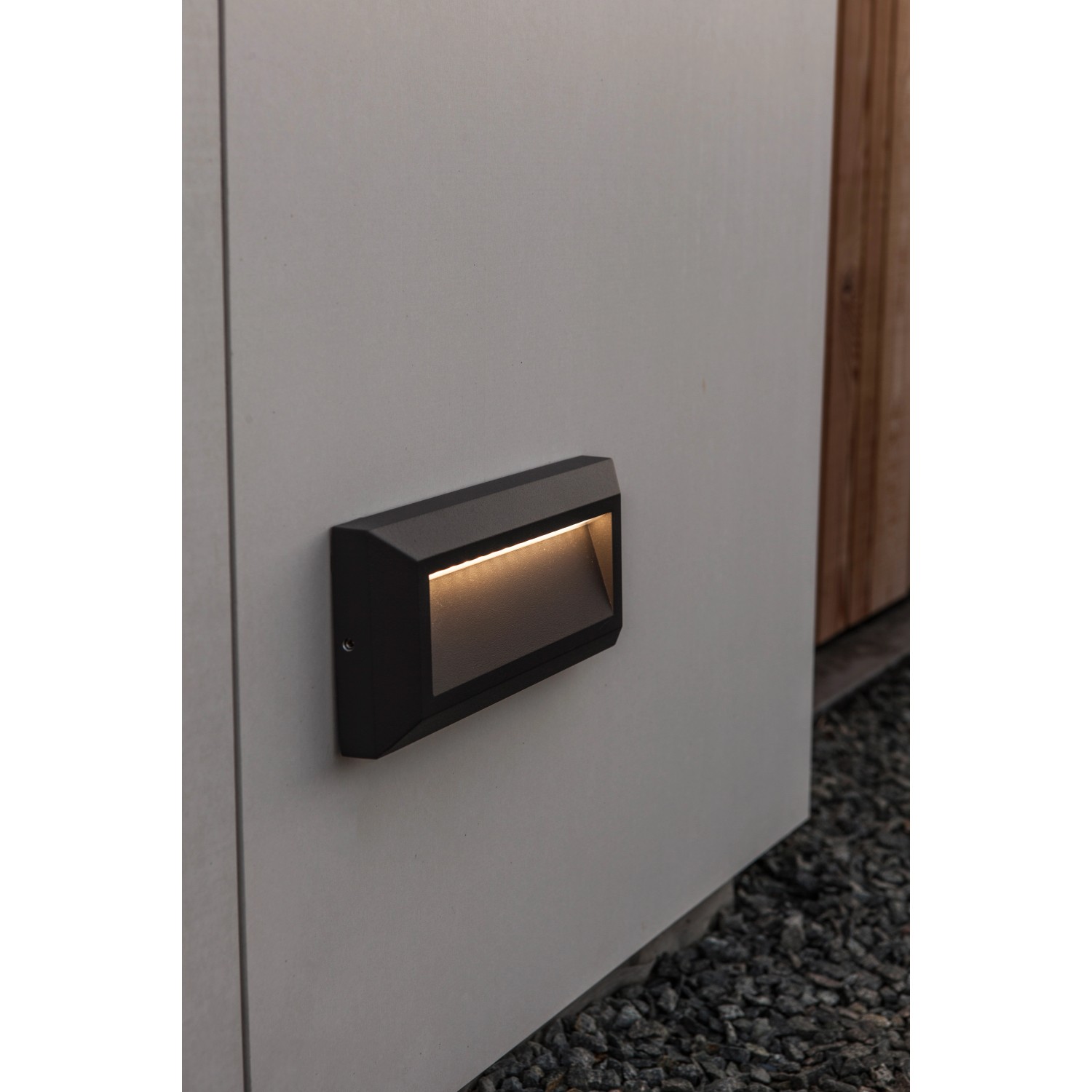 Lutec LED Orientierungslicht Helena, indirektes Licht, Außenwandleuchte für Wege und Einfahrten.