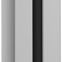 Detailaufnahme der Chromoptik-Profile der Schulte ExpressPlus Runddusche 90x90cm.