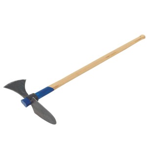 LUX Gartenhacke Comfort mit Wiedehopfhaue und Eschenstiel für schwere Böden.