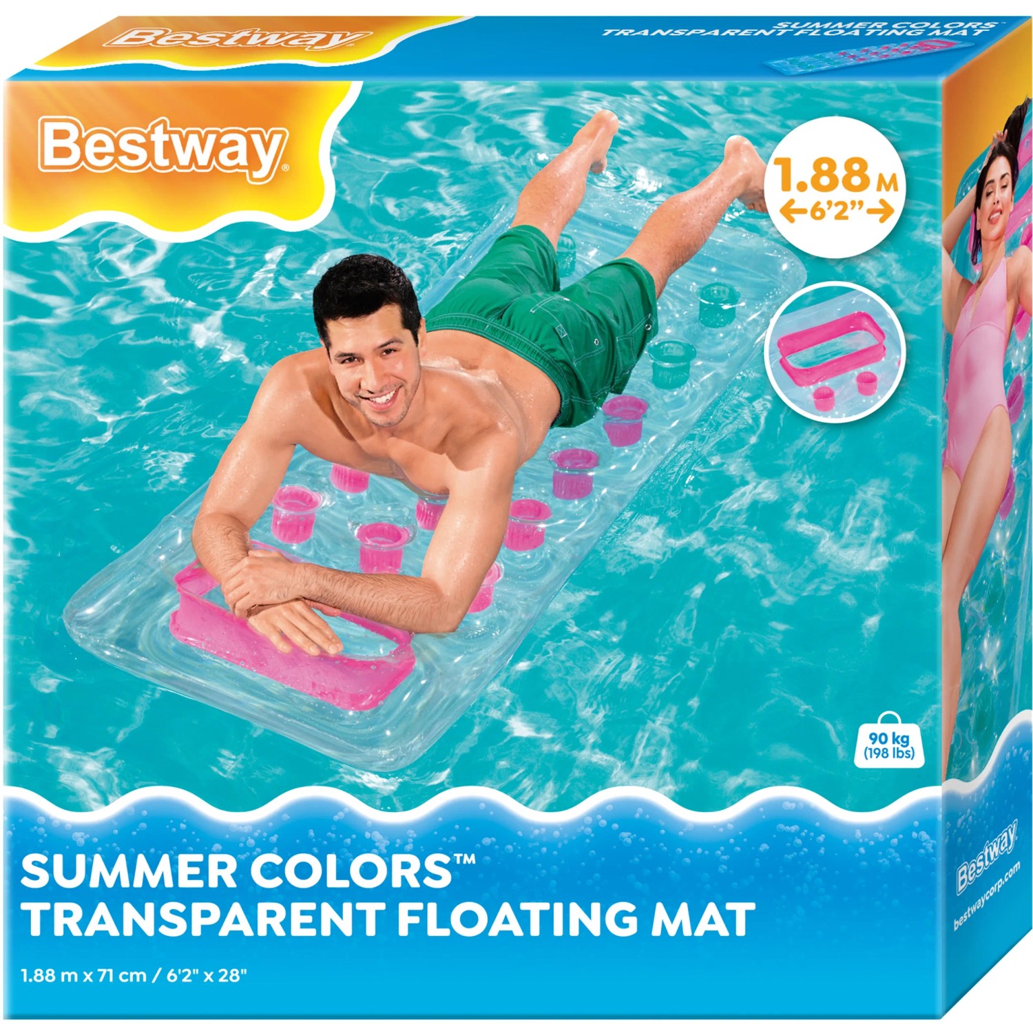 Bestway Luftmatratze 177 x 63 x 16 cm 3-fach sortiert kaufen bei OBI
