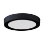 Schwarze LED-Deckenleuchte Eglo Idun-E, 22,5 cm Durchmesser, neutralweißes Licht.