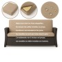 Beiges Setgarden Kissen für Hollywoodschaukel, 160x50x7cm, Bezug abnehmbar, wasserabweisend.