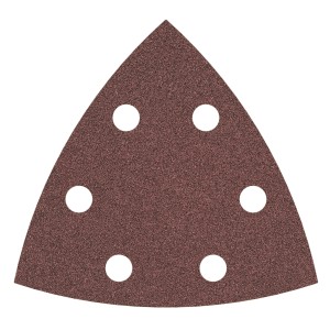 Bosch Delta-Schleifblatt F460, Körnung 80, 5er-Pack für Holz und Farbe.