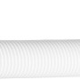 Flexibles, weißes Verlängerungsrohr für Siphon, Ø 40-50 mm, Länge 47,8 mm.
