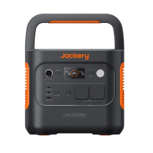Jackery Powerstation E2000 v2, tragbarer Stromerzeuger mit 2042Wh Kapazität.