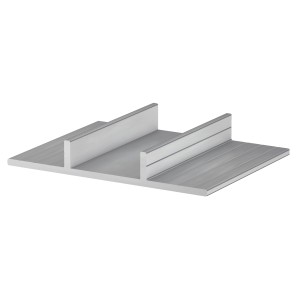 GS Terrassen Boden-Stützanker 30 mm x 100 mm x 100 mm Alu Blank