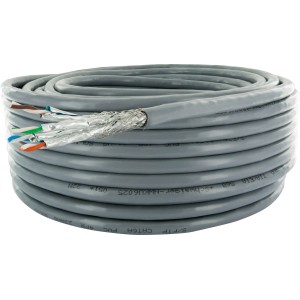 Schwaiger CAT 6A Netzwerkkabel (S/FTP) 50 m unkonfektioniert