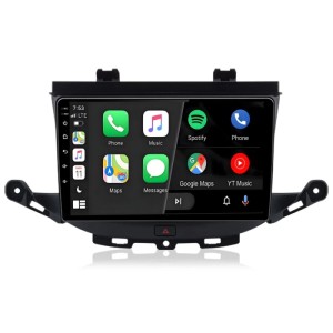 Junsun Autoradio für Opel Astra K mit großem Touchscreen, Navigation und Multimedia-Apps.