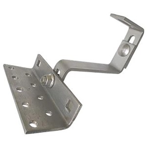 Absaar Solar Dachhaken, 3-fach verstellbar, 5mm Edelstahl für Solaranlagen.