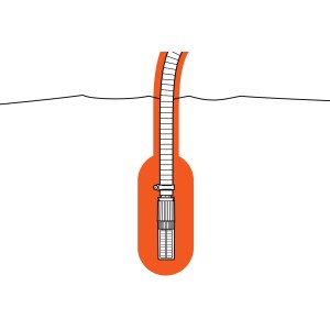 Gardena Sauggarnitur 25 mm, 7 m, mit Saugfilter und Rückflussstopp für Pumpen & Hauswasserwerke.