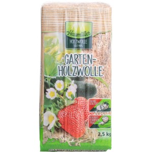 Orbis Holzwolle Kiefer 2,5kg, naturbelassene Holzwolle zum Schutz von Pflanzen und Früchten im Garten.