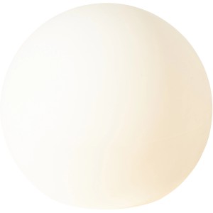 Weiße Brilliant Lichtkugel Garden, 60 cm Durchmesser, für den Außenbereich.