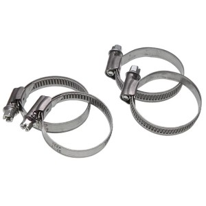 Summer Fun Schlauchverbinder, 2er-Pack mit 4 Schlauchklemmen für Pool-Installationen.