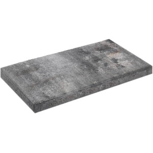 Premac Terrassenplatte Ester, anthrazit-graue Betonplatte, 60x30x5 cm für Terrasse und Gehweg.