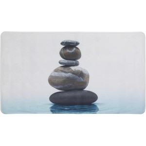 Wenko Wanneneinlage Meditation mit Steinturm-Motiv, 70x40 cm, für sicheren Halt in der Badewanne.