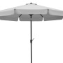 Schneider Marktschirm, Ø 270 cm, silbergrau, mit Knickfunktion für flexiblen Sonnenschutz.