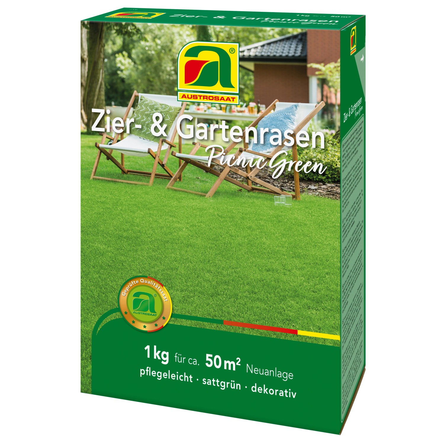 Austrosaat Zier und GartenRasensamen Picnic Green 1 kg kaufen bei OBI