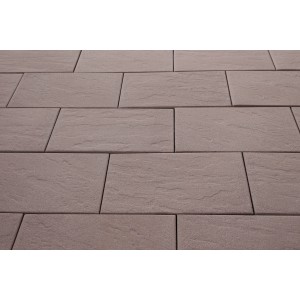 Terrassenplatten in Schieferoptik, braun, 60x40 cm. Gehwegplatten für Terrasse und Garten.