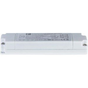 Weißer Paulmann Transformator Flat 35-105W, elektronischer Trafo für Lampeninstallation.