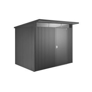 Biohort Metall-Gerätehaus AvantGarde Gr. A5 dunkelgrau-metallic Standardtür
