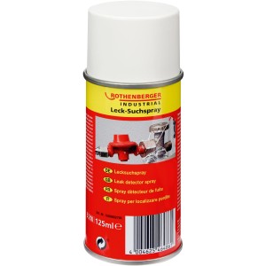Rothenberger Lecksuchspray, 125ml Dose zum Finden von Lecks an Gasleitungen und Druckbehältern.