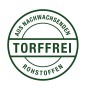Siegel "Torffrei" für Compo BIO Mini-Hochbeeterde aus nachwachsenden Rohstoffen.