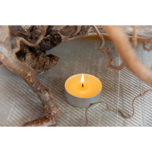 Schlaraffenland Duft-Teelicht Maxi Vanille, 4er-Pack. Stimmungsvolle Beleuchtung und Vanilleduft.