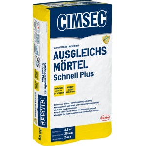 Cimsec Ausgleichsmörtel Schnell Plus 25 kg