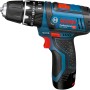Bosch Professional Akku-Schlagbohrschrauber GSB 12 V-15, blau/schwarz, mit Bohrfutter.