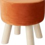 Kinderhocker Safari Adventure, orange, Ø 30 cm, mit Holzbeinen. Bequeme Sitzgelegenheit für Kinder.