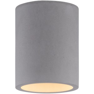 Runde Paul Neuhaus Deckenleuchte Eton in Betonoptik, 11x14 cm. Moderne Lampe für Industrial Design.